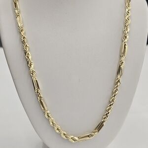 10kt Real Gold Milano Chain 4mm 24 Inches